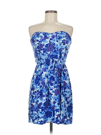 Pre-owned Shoshanna Cocktail Dress In Blue