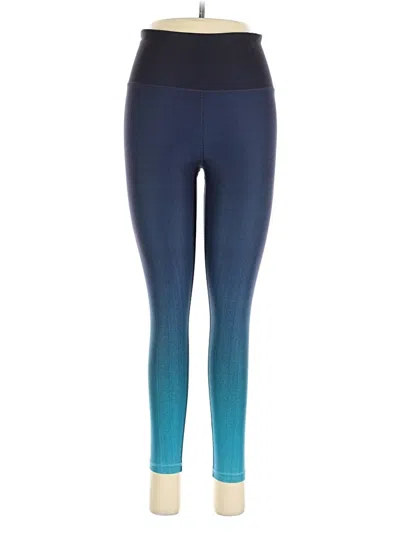 Pre-owned Athleta Yoga Pants In Blue
