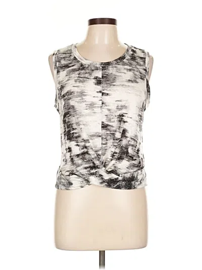 Pre-owned Athleta Sleeveless T-shirt In Silver