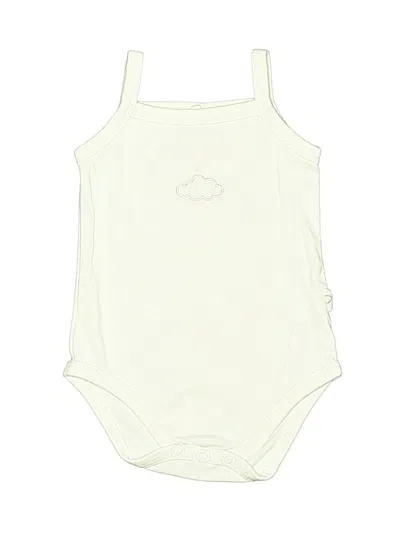 Pre-owned Assorted Brands Babies' Short Sleeve Onesie In White