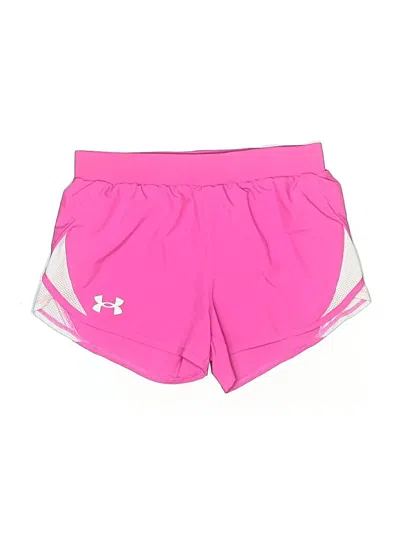 Pre-owned Under Armour Kids' Athletic Shorts In Pink