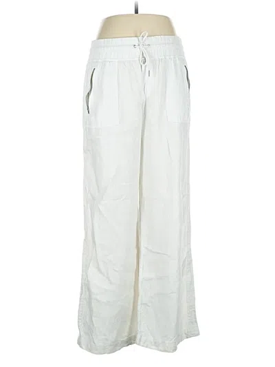 Pre-owned Athleta Linen Pants In White