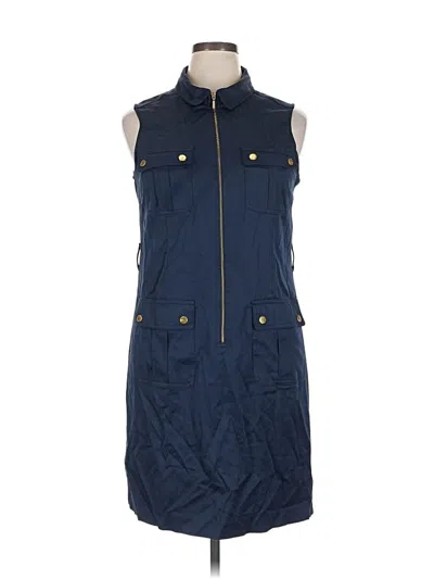 Pre-owned Sharagano Casual Dress In Blue