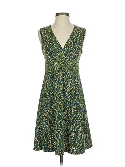 Pre-owned Bcbgmaxazria Casual Dress In Green