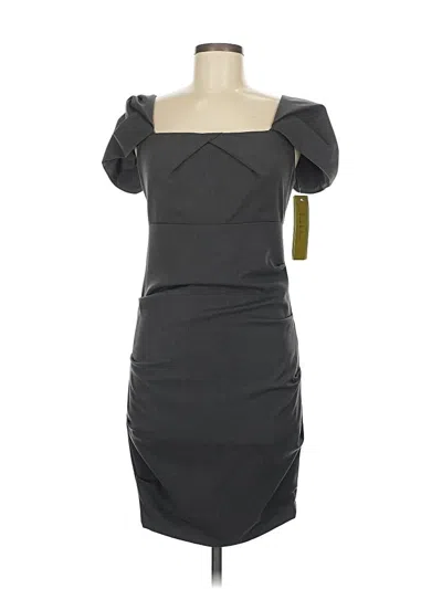 Nicole Miller Cocktail Dress In Gray