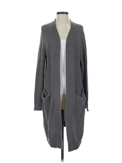 Pre-owned 14th & Union Cardigan Sweater In Gray
