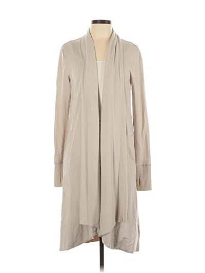 Pre-owned Athleta Cardigan Sweater In Brown