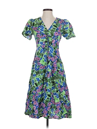 Pre-owned Hunter Casual Dress In Blue