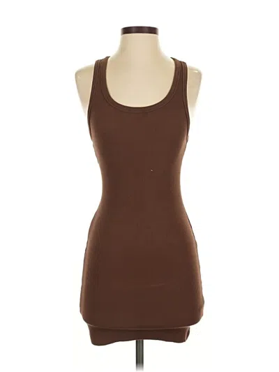Pre-owned Asos Design Casual Dress In Brown