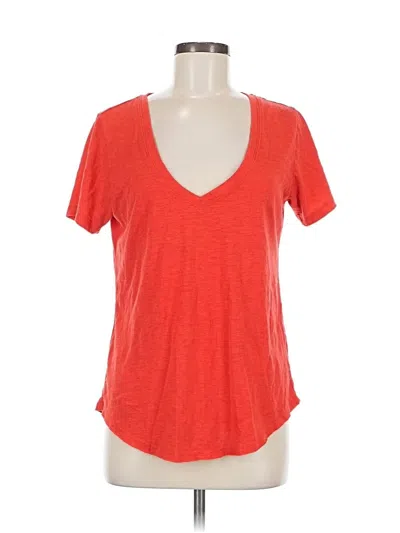 Pre-owned Z Supply Short Sleeve T-shirt In Red