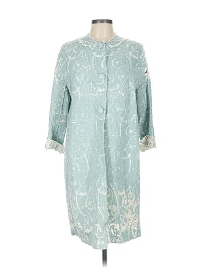 Pre-owned Ermanno Scervino Coat In Blue