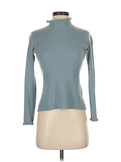 Pre-owned Love, Bonito Turtleneck Sweater In Blue