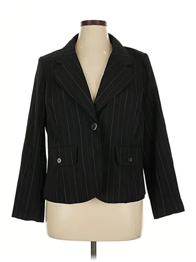 Pre-owned Studio 1940 Blazer Jacket In Black