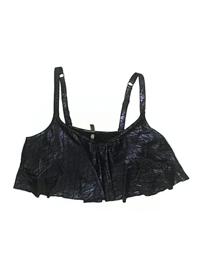 Pre-owned Torrid Swimsuit Top Black Swimwear