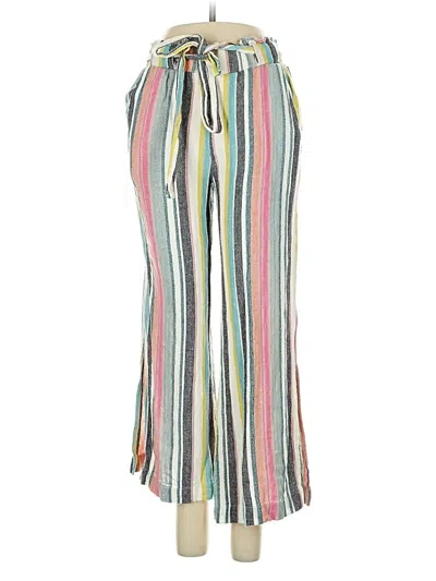 Pre-owned Indigo Rein Linen Pants In White