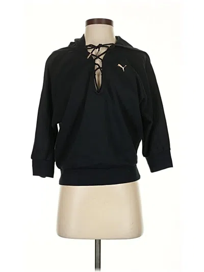 Pre-owned Puma Pullover Hoodie In Black