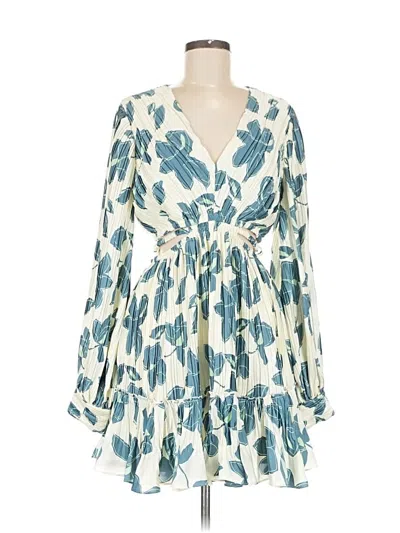 Pre-owned Simkhai Casual Dress In White