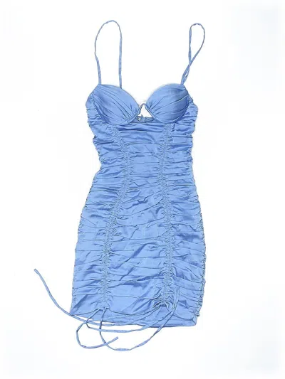 Pre-owned Oh Polly Cocktail Dress In Blue