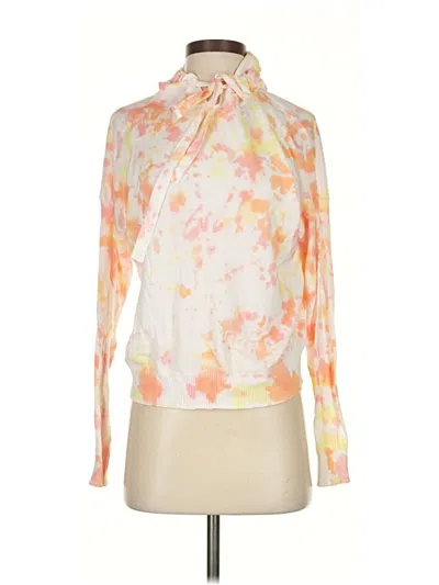 Pre-owned 27 Miles Cardigan Sweater In Orange