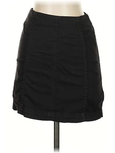 Pre-owned Free People Casual Skirt In Black