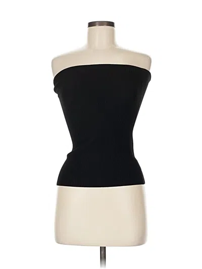 Pre-owned Dl1961 Tube Top Black Strapless Neckline Tops