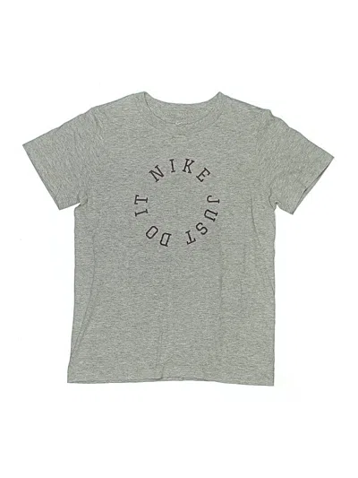 Pre-owned Nike Kids' Short Sleeve T-shirt In Gray