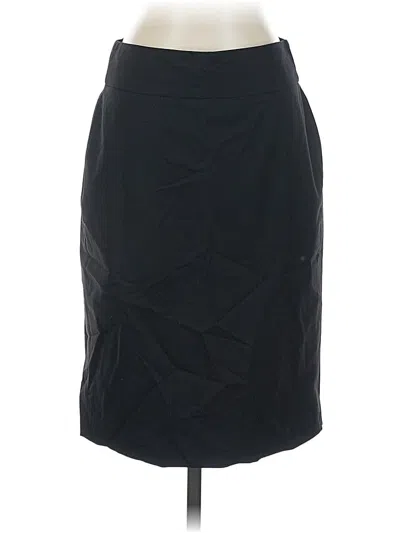 Pre-owned Banana Republic Wool Skirt In Black