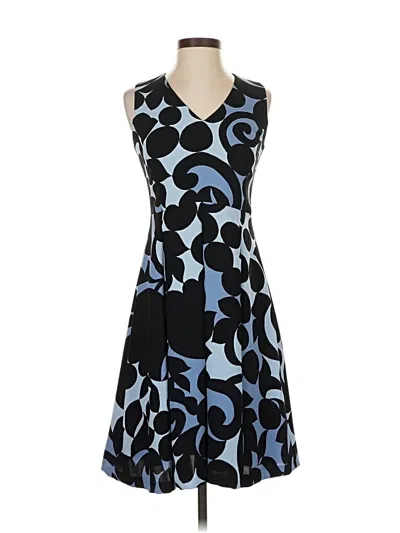 Pre-owned Ann Taylor Cocktail Dress In Blue