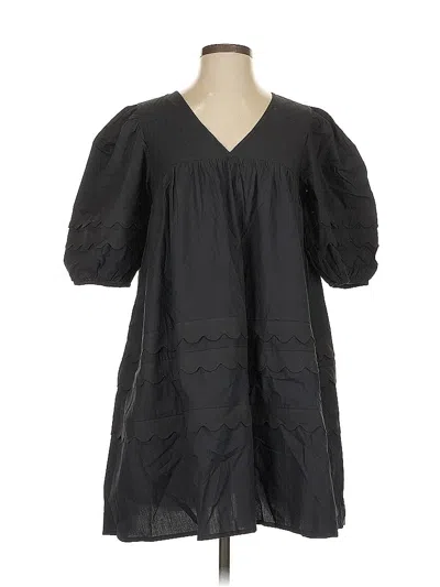 Pre-owned Olivia James The Label Casual Dress In Black