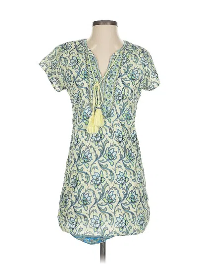 Pre-owned Bella Tu Casual Dress In Green