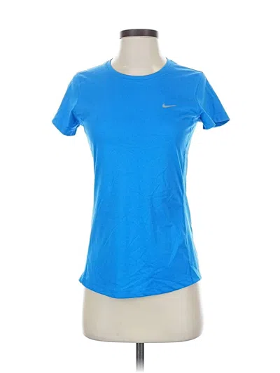 Pre-owned Nike Active T-shirt In Blue