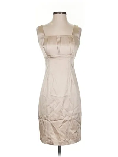 Pre-owned Calvin Klein Cocktail Dress In Brown