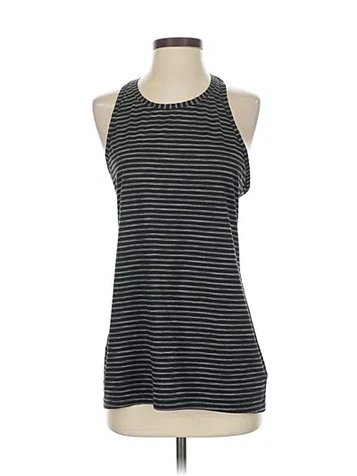 Pre-owned Athleta Tank Top Gray Halter Neckline Tops