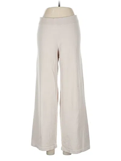 Pre-owned One Grey Day Los Angeles Casual Pants In White