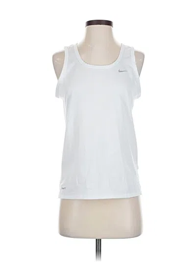 Pre-owned Nike Active Tank Top In White