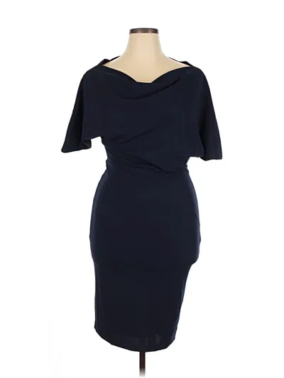 Pre-owned Alexia Admor Cocktail Dress In Blue