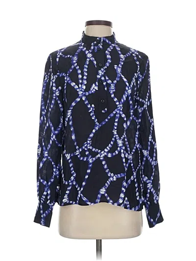 Pre-owned Baum Und Pferdgarten Long Sleeve Blouse In Purple