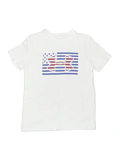 Pre-owned Under Armour Kids' Short Sleeve T-shirt In White