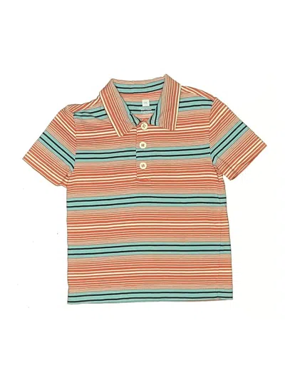 Pre-owned Tea Kids' Short Sleeve Top Orange Tops