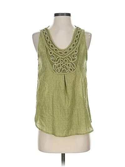 Pre-owned Papermoon Sleeveless Blouse In Green