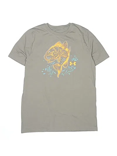 Pre-owned Under Armour Kids' Short Sleeve T-shirt In Gray
