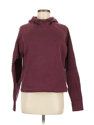 Pre-owned Puma Sweatshirt In Burgundy
