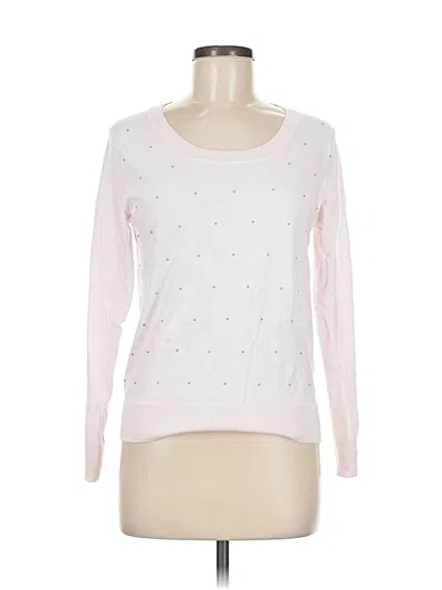 Pre-owned Banana Republic Factory Store Sweatshirt In White