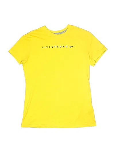 Pre-owned Nike Kids' Active T-shirt In Yellow
