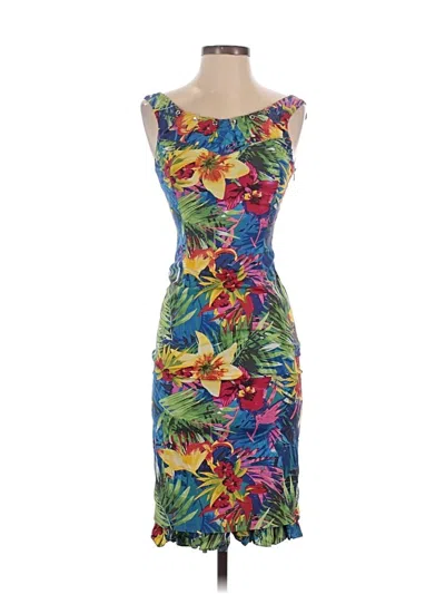 Pre-owned Karen Millen Cocktail Dress In Blue