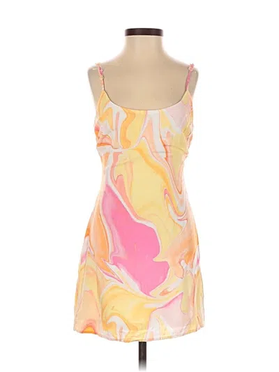 Pre-owned La Hearts Cocktail Dress In Yellow