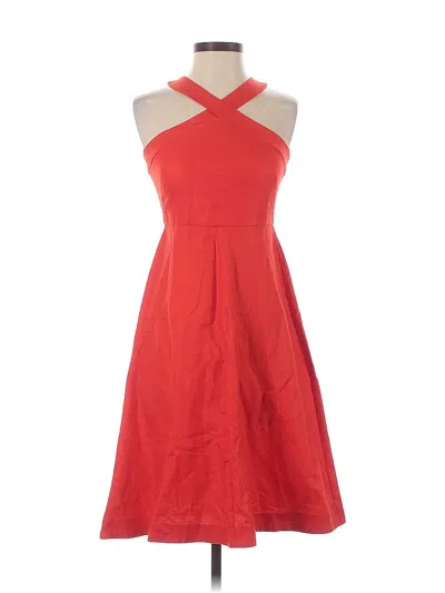 Pre-owned Ann Taylor Cocktail Dress In Red