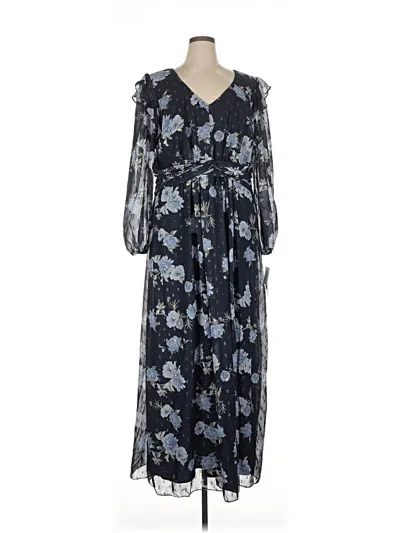 Pre-owned Betsy & Adam Casual Dress In Blue