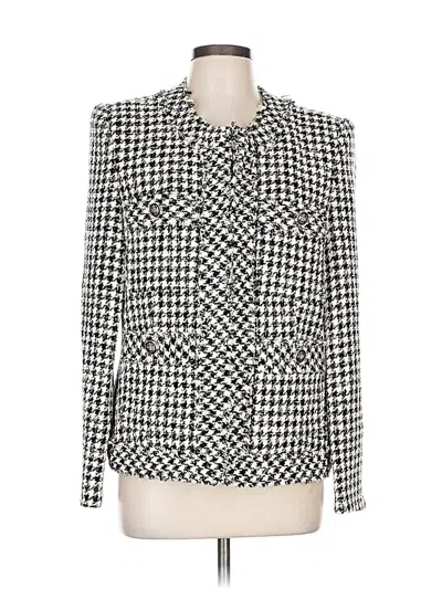 Pre-owned Elie Tahari Blazer Jacket In Black