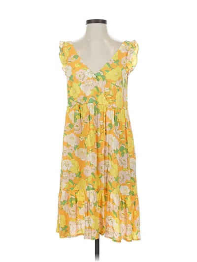 Pre-owned Sanctuary Casual Dress In Yellow